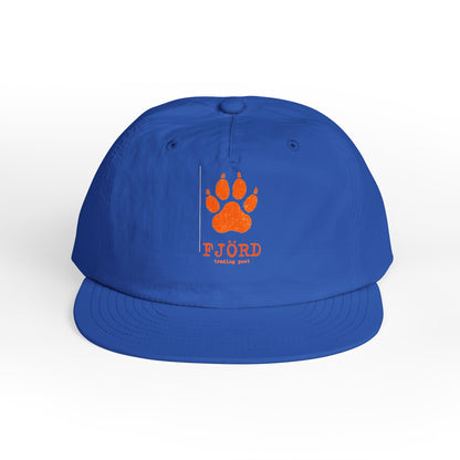 FJÖRD Surf Cap - Casual Beach Hat with Paw Print Design