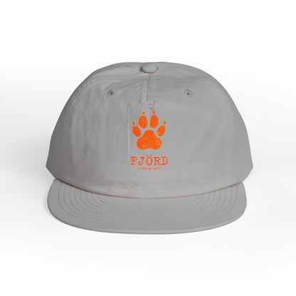 FJÖRD Surf Cap - Casual Beach Hat with Paw Print Design