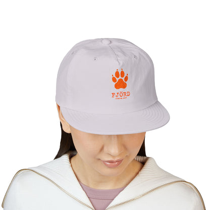 FJÖRD Surf Cap - Casual Beach Hat with Paw Print Design