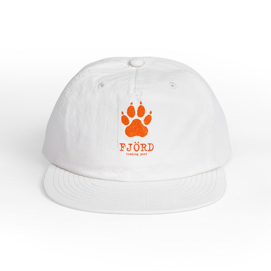 FJÖRD Surf Cap - Casual Beach Hat with Paw Print Design