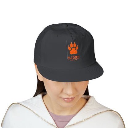 FJÖRD Surf Cap - Casual Beach Hat with Paw Print Design