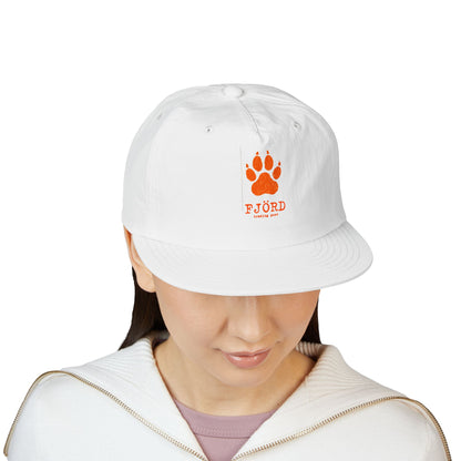 FJÖRD Surf Cap - Casual Beach Hat with Paw Print Design