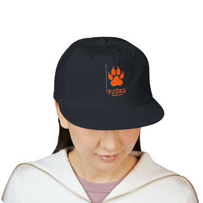 FJÖRD Surf Cap - Casual Beach Hat with Paw Print Design