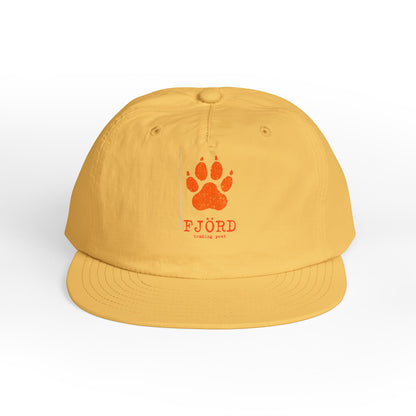 FJÖRD Surf Cap - Casual Beach Hat with Paw Print Design