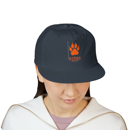 FJÖRD Surf Cap - Casual Beach Hat with Paw Print Design