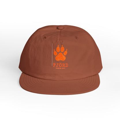 FJÖRD Surf Cap - Casual Beach Hat with Paw Print Design