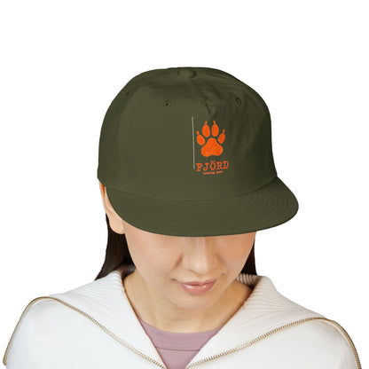 FJÖRD Surf Cap - Casual Beach Hat with Paw Print Design