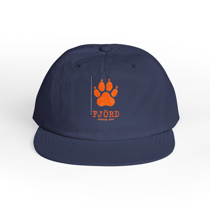 FJÖRD Surf Cap - Casual Beach Hat with Paw Print Design