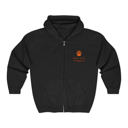 Paw Print Full Zip Hoodie - Perfect for Animal Lovers