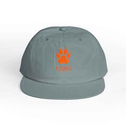 FJÖRD Surf Cap - Casual Beach Hat with Paw Print Design