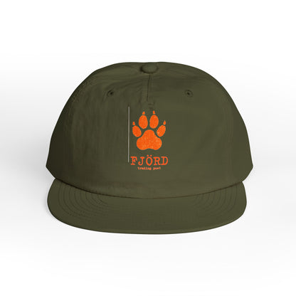 FJÖRD Surf Cap - Casual Beach Hat with Paw Print Design