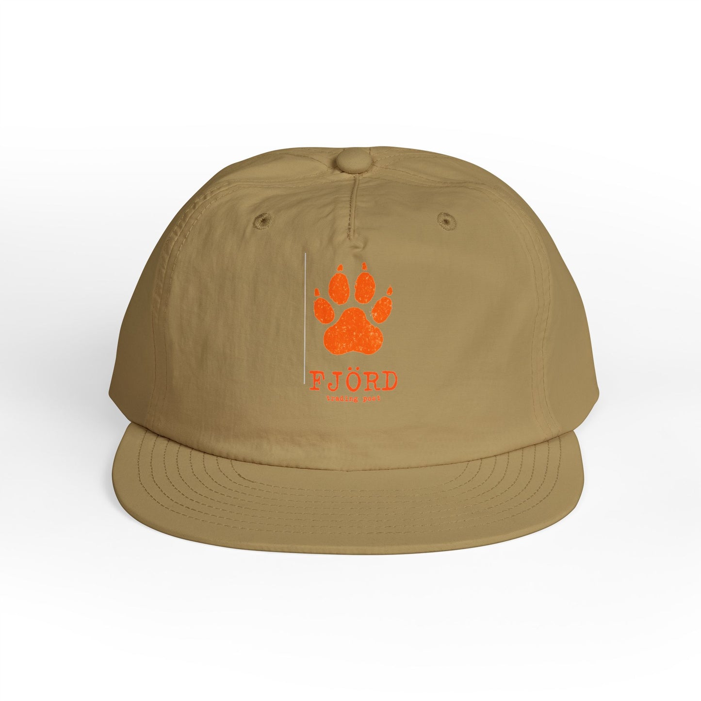 FJÖRD Surf Cap - Casual Beach Hat with Paw Print Design