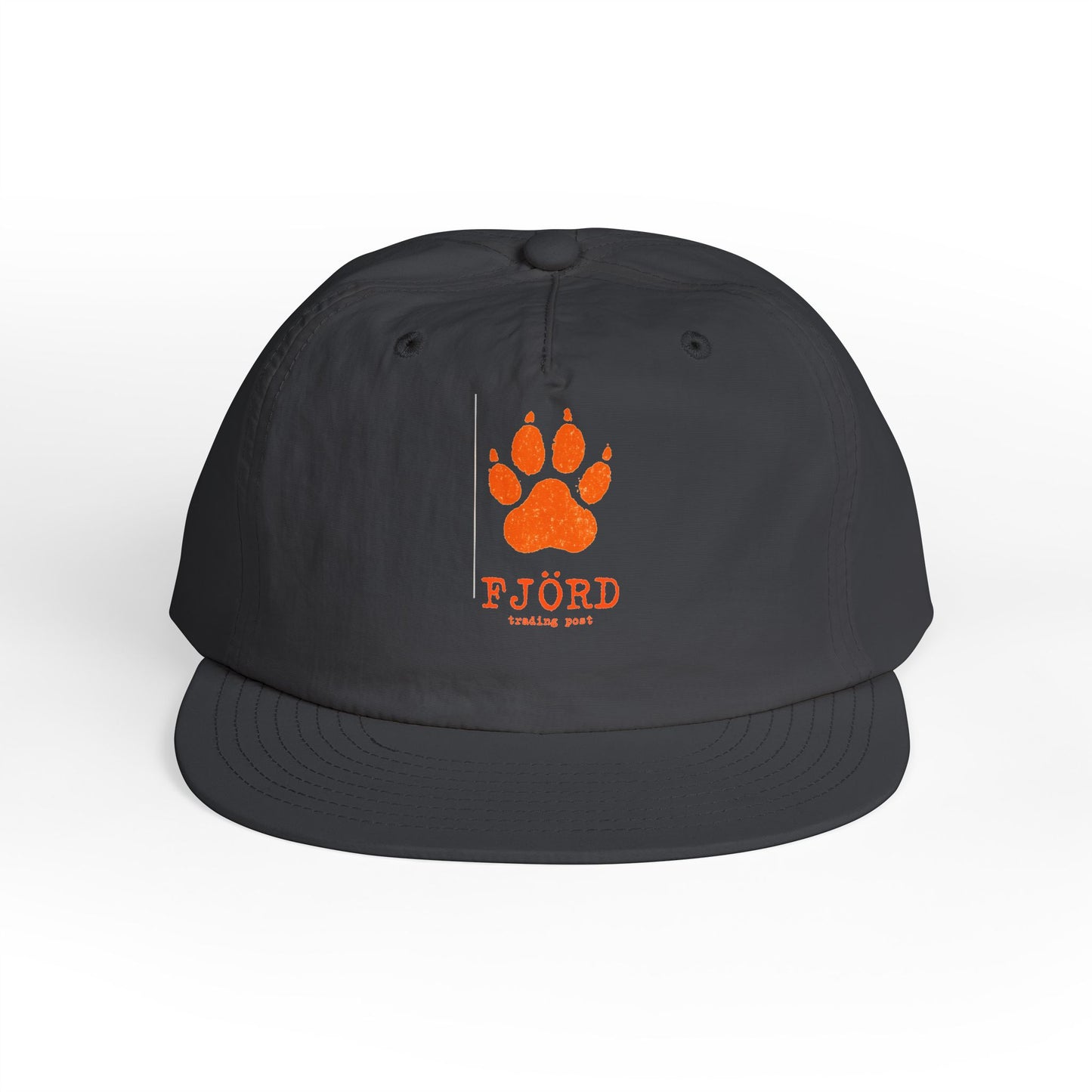 FJÖRD Surf Cap - Casual Beach Hat with Paw Print Design