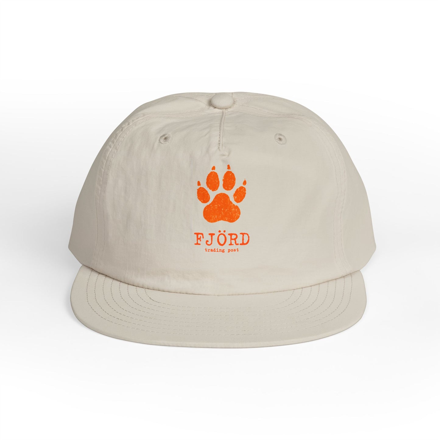 FJÖRD Surf Cap - Casual Beach Hat with Paw Print Design