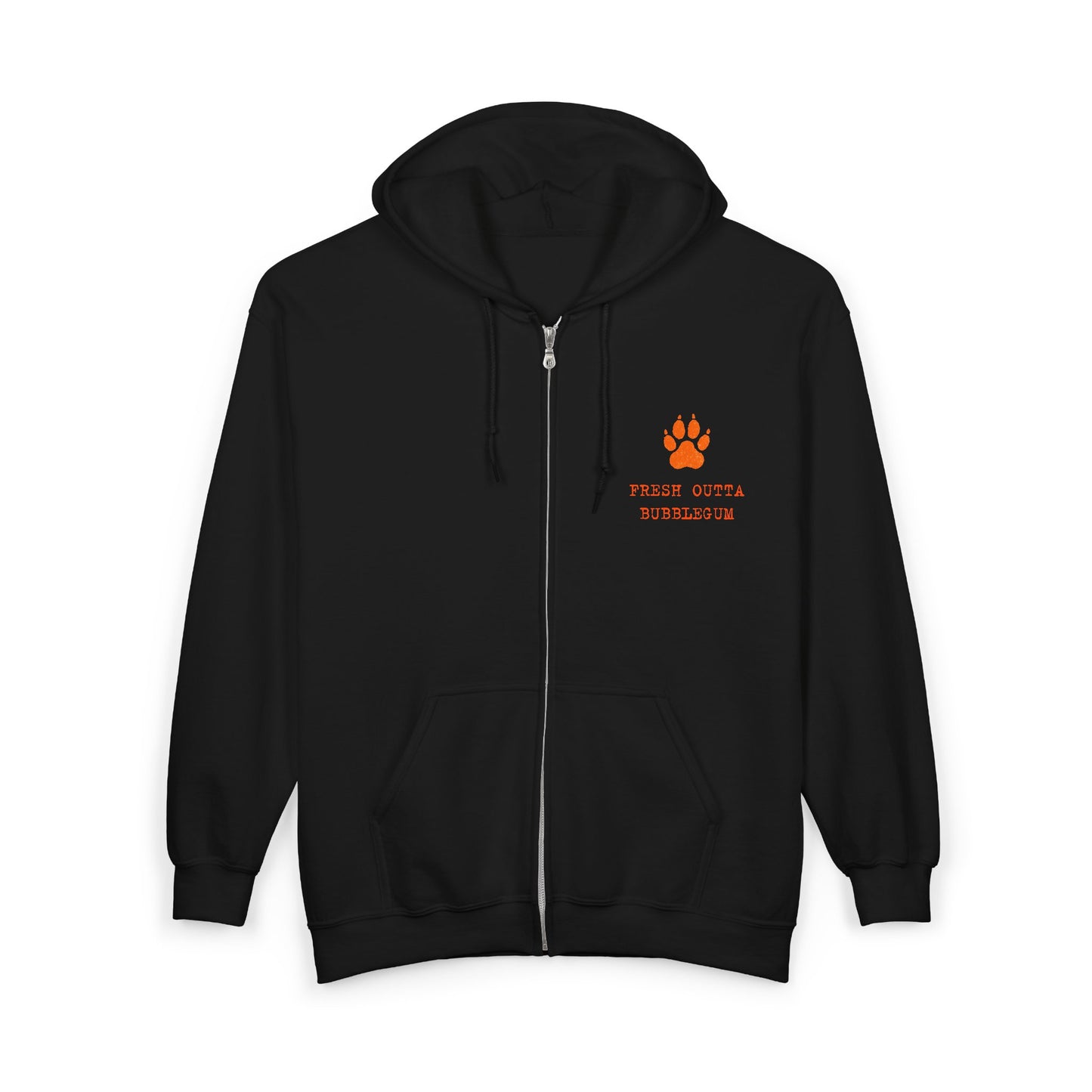 Paw Print Full Zip Hoodie - Perfect for Animal Lovers