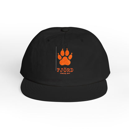FJÖRD Surf Cap - Casual Beach Hat with Paw Print Design