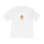 FJÖRD Paw Print International Orange Unisex Moisture Wicking Tee