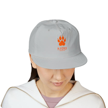 FJÖRD Surf Cap - Casual Beach Hat with Paw Print Design