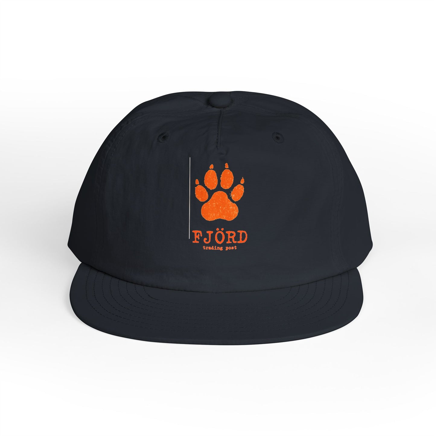 FJÖRD Surf Cap - Casual Beach Hat with Paw Print Design