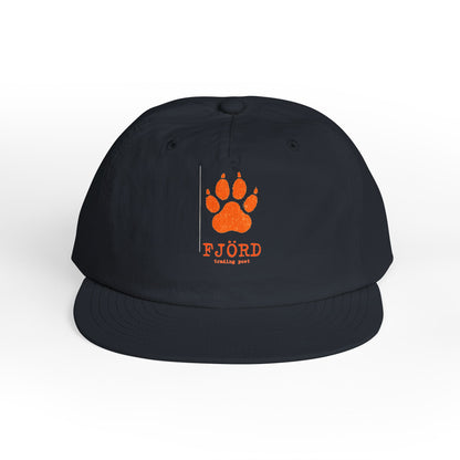 FJÖRD Surf Cap - Casual Beach Hat with Paw Print Design
