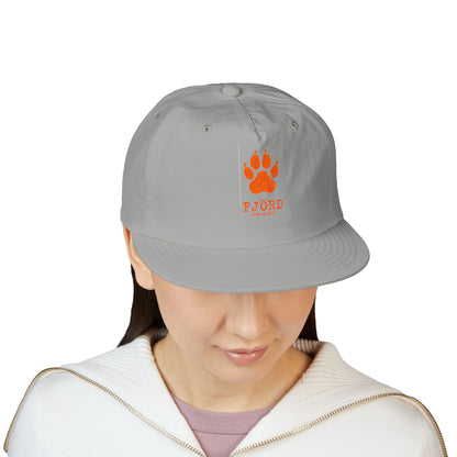 FJÖRD Surf Cap - Casual Beach Hat with Paw Print Design