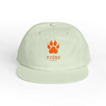 FJÖRD Surf Cap - Casual Beach Hat with Paw Print Design
