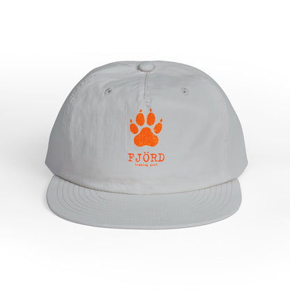 FJÖRD Surf Cap - Casual Beach Hat with Paw Print Design