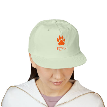 FJÖRD Surf Cap - Casual Beach Hat with Paw Print Design