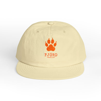 FJÖRD Surf Cap - Casual Beach Hat with Paw Print Design