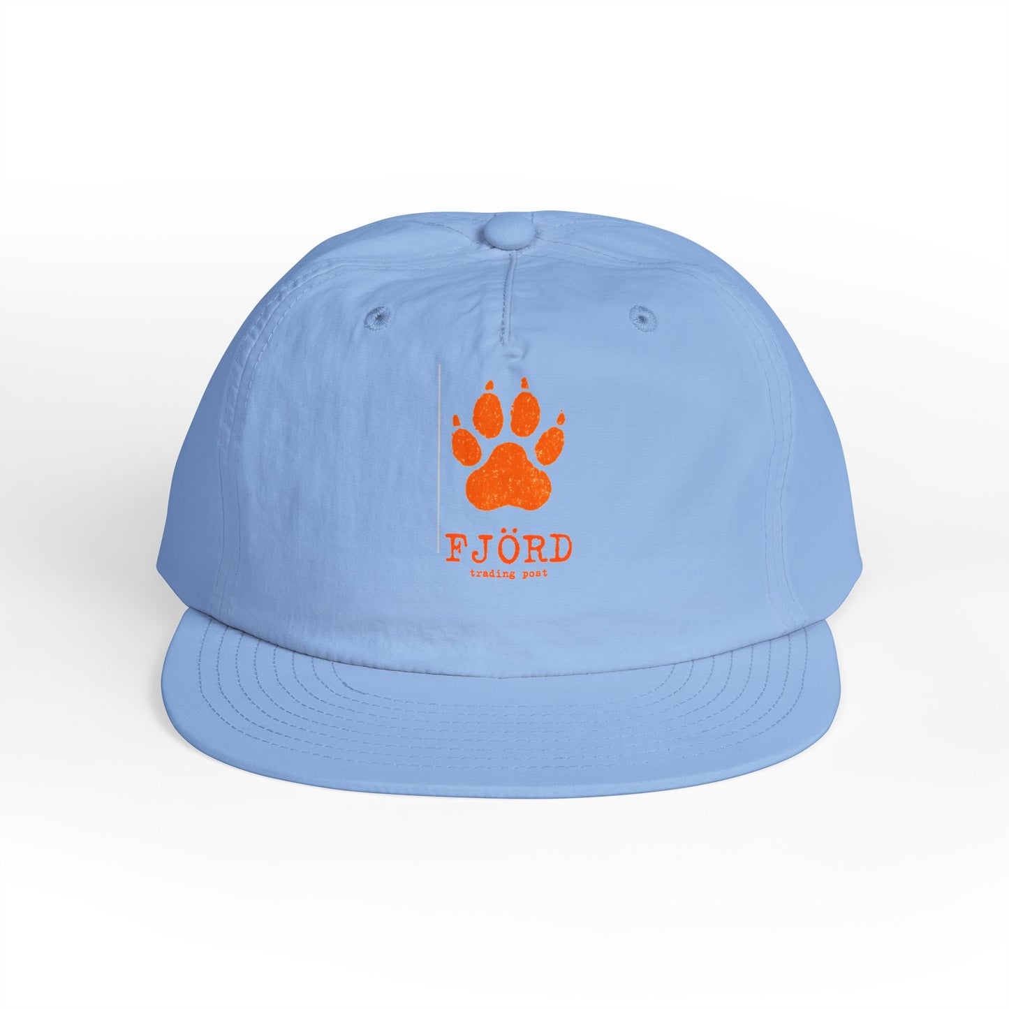FJÖRD Surf Cap - Casual Beach Hat with Paw Print Design