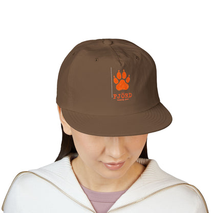 FJÖRD Surf Cap - Casual Beach Hat with Paw Print Design