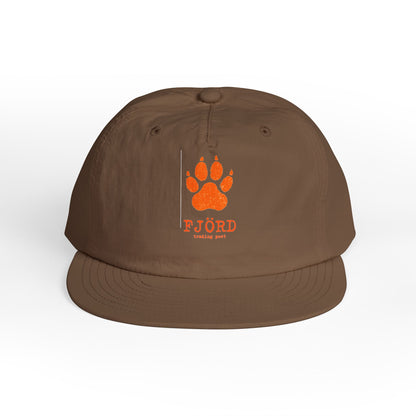 FJÖRD Surf Cap - Casual Beach Hat with Paw Print Design